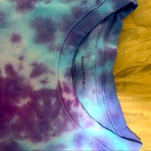Multi color tie dye tee shirt